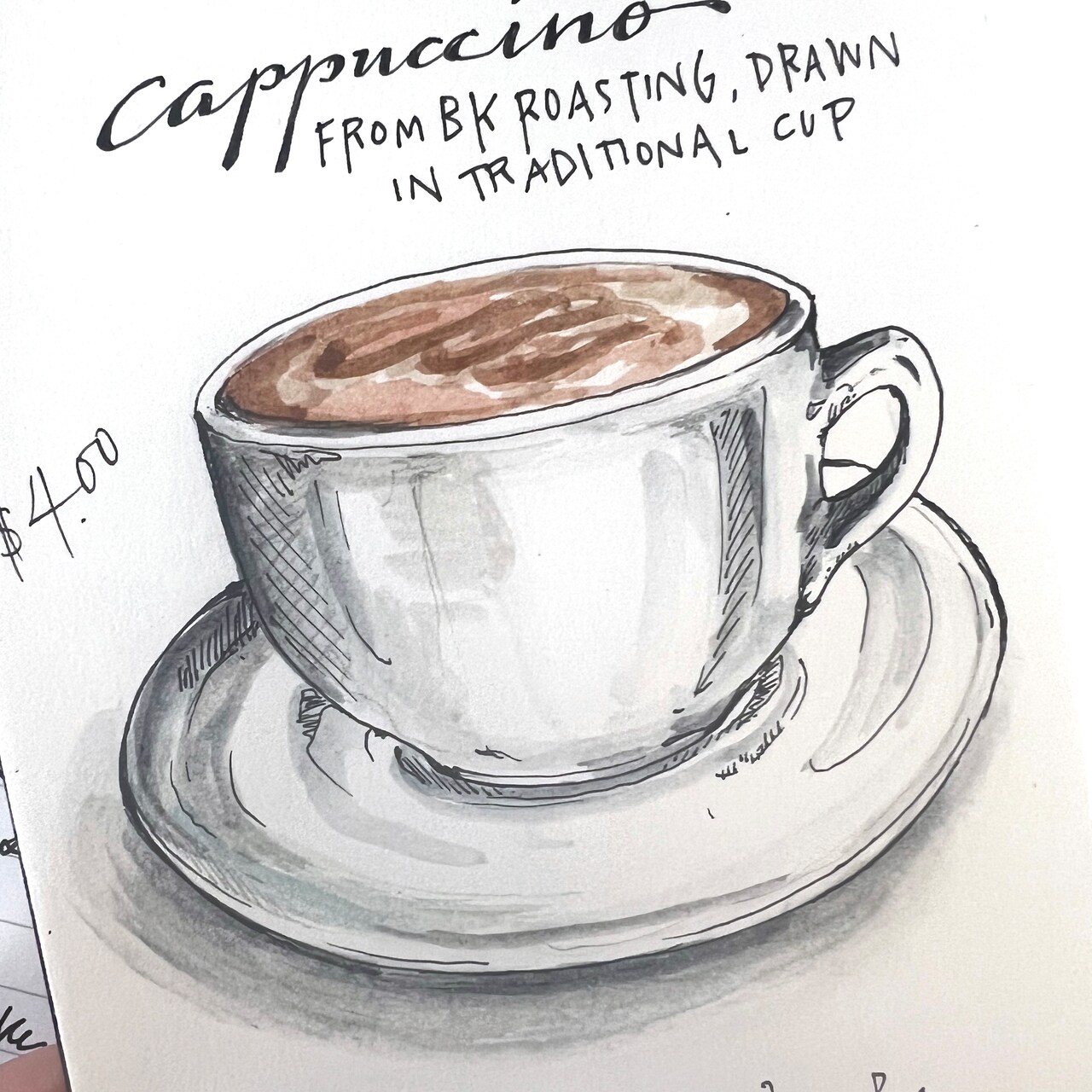 Sketch and Paint Your Coffee with Derwent